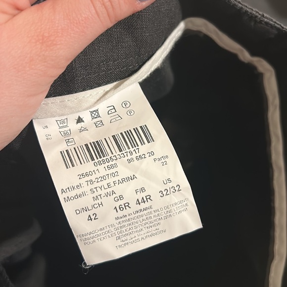 Brax Feel Good 100% Pure Linen Palazzo Style Farina Trouser Pants Wide Leg - Picture 8 of 8